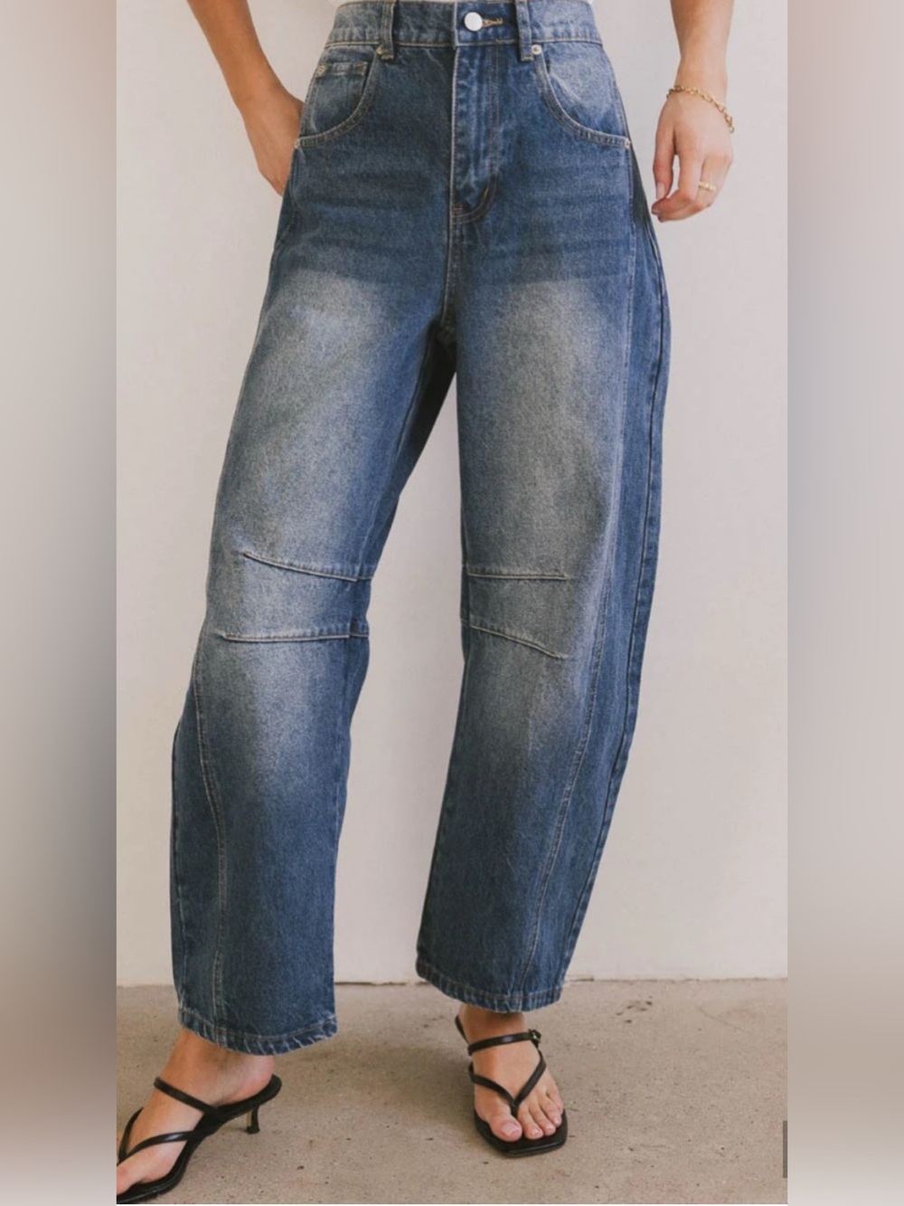 Bohme Lisette barrel leg jeans